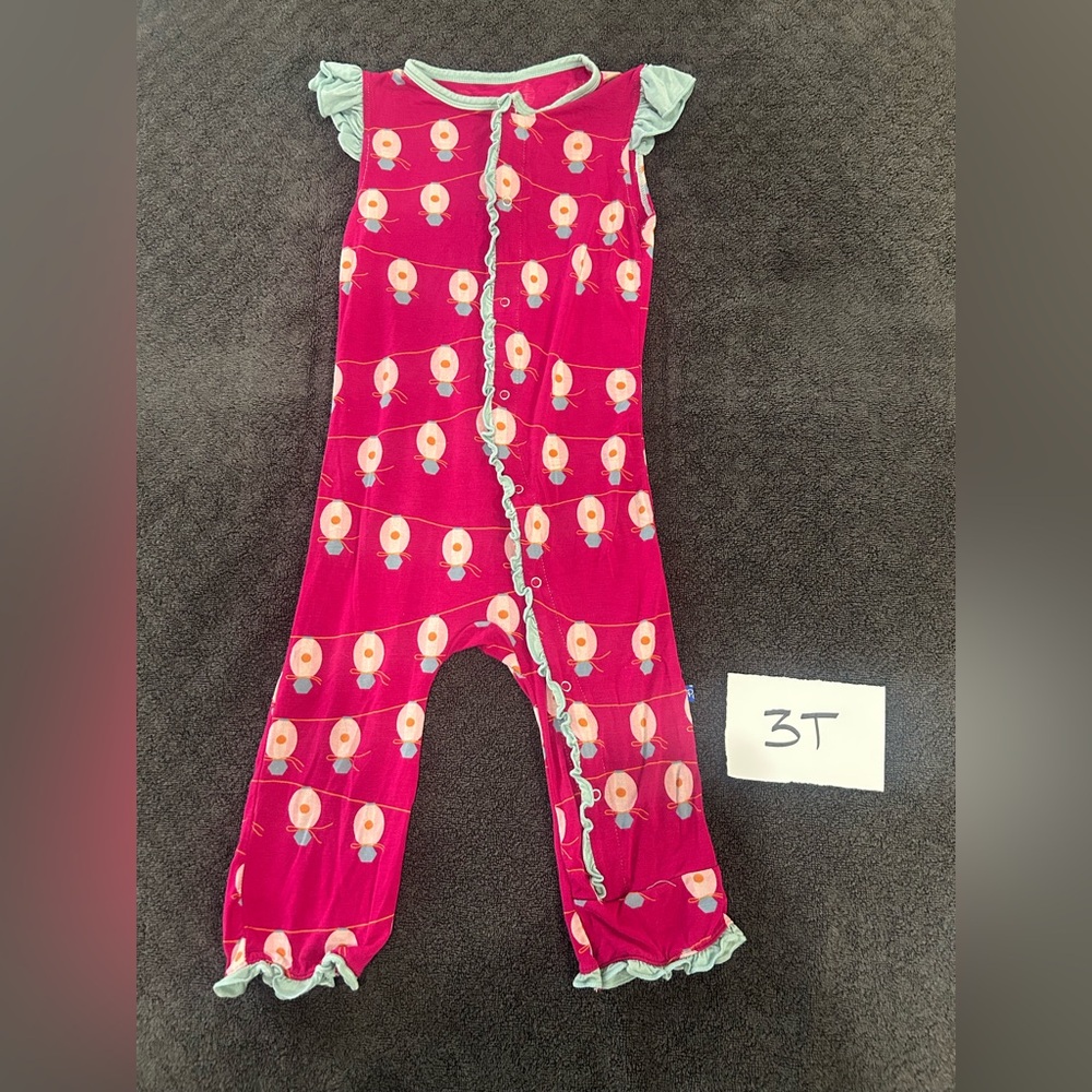 Kickee Pants 3T Chinese Lanterns